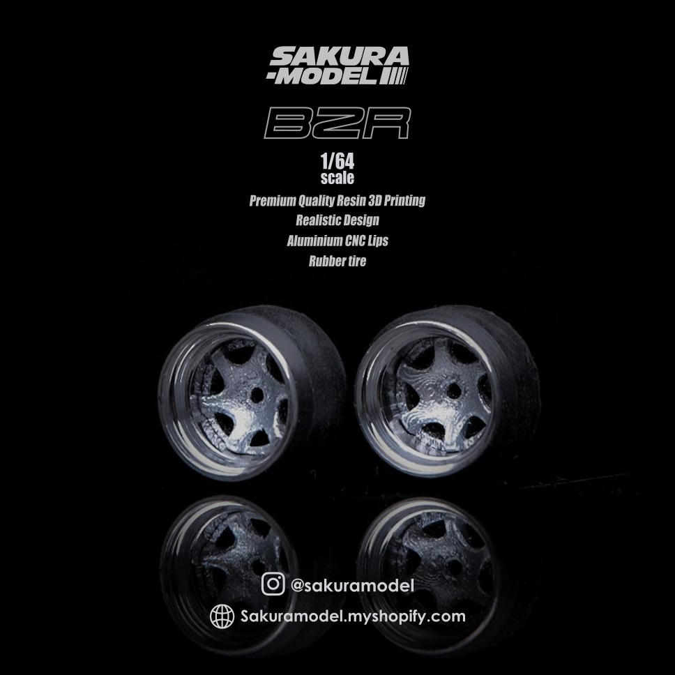 Sakura - Custom wheel 64 scale model Kranze Bazreira