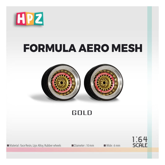 HPZ Wheels Model Formula Aero Mesh
