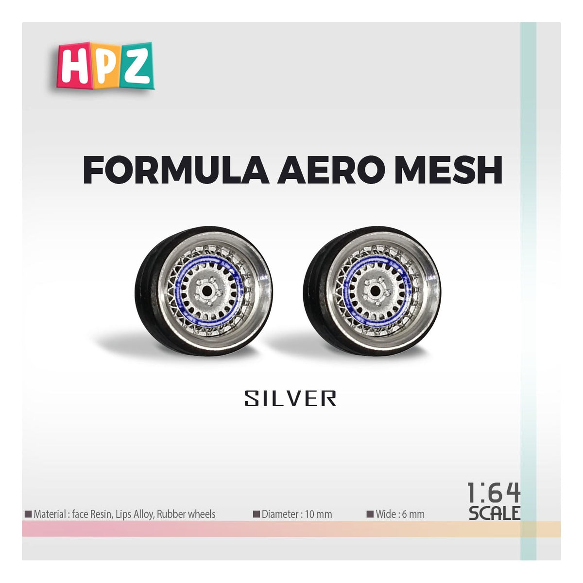 HPZ Wheels Model Formula Aero Mesh