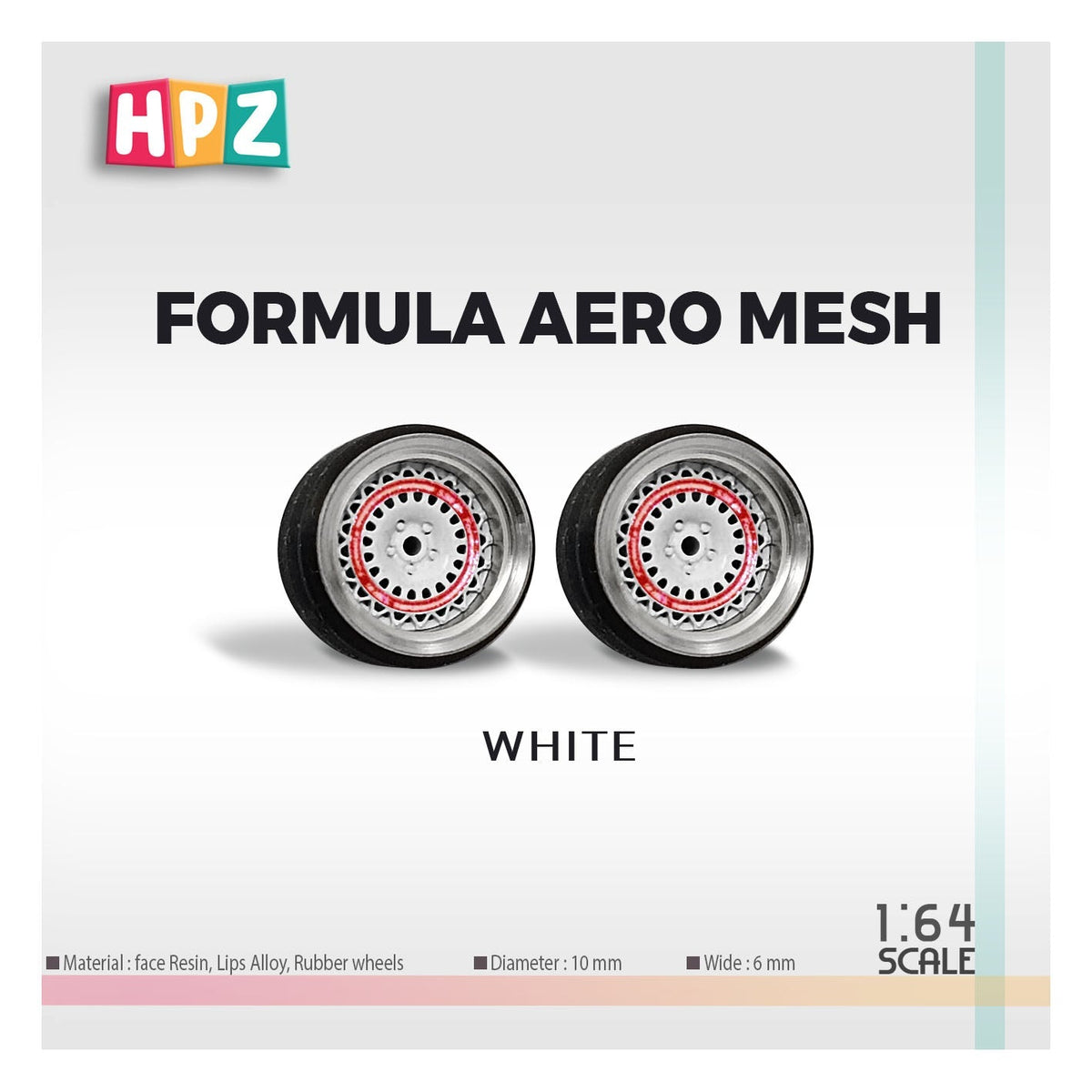 HPZ Wheels Model Formula Aero Mesh