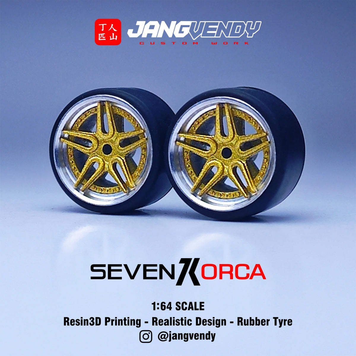 JV Wheels model SevenK Orca