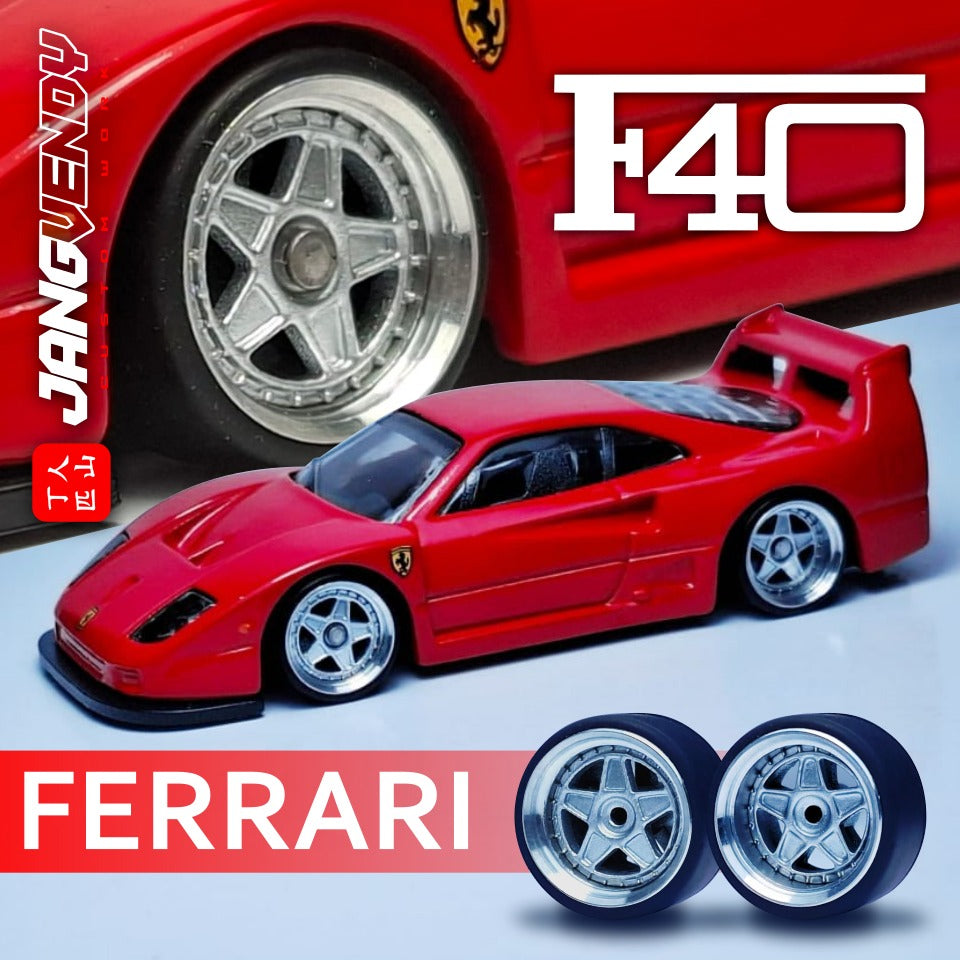 JV Wheels model OEM Ferrari F40