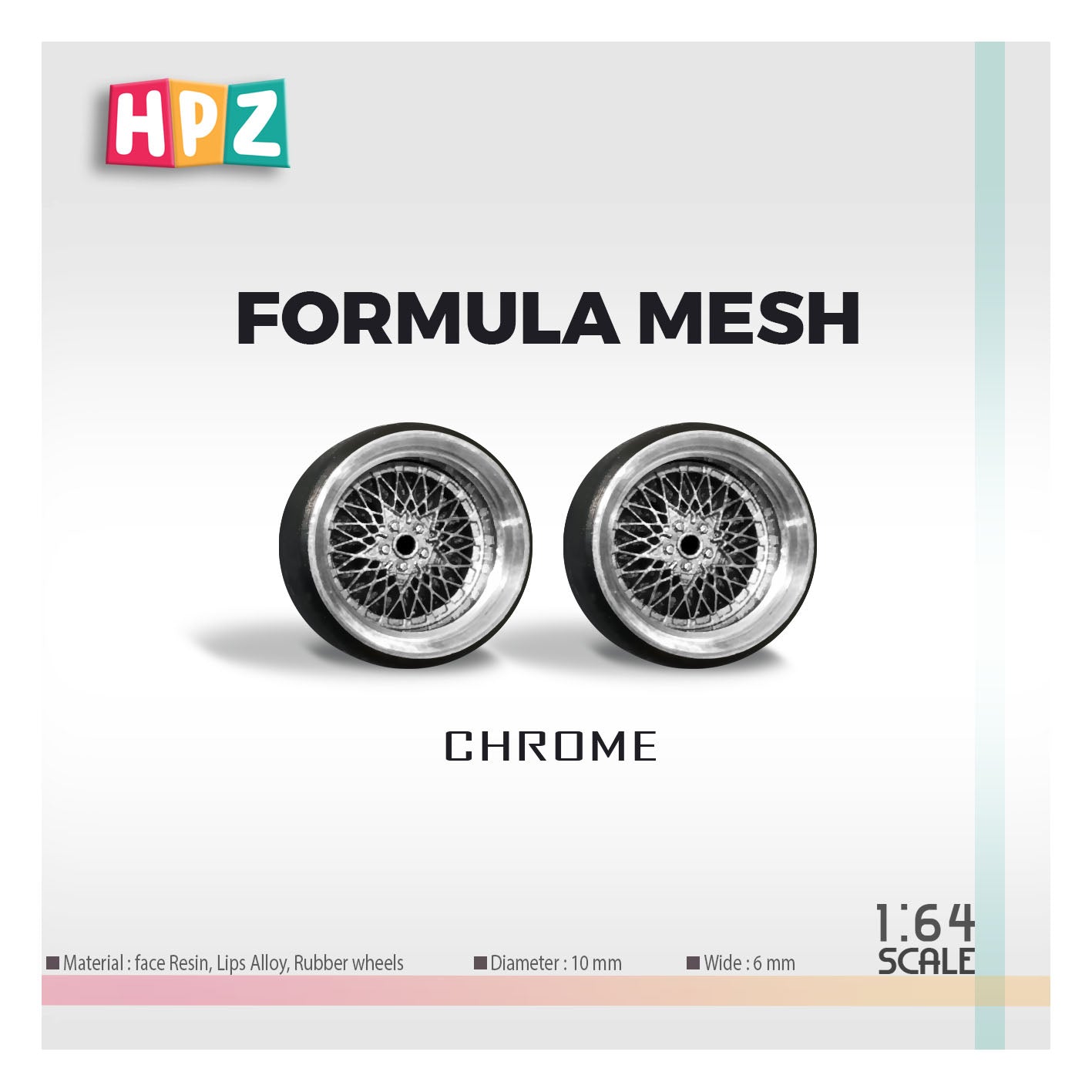 HPZ Wheels Model Formula Mesh