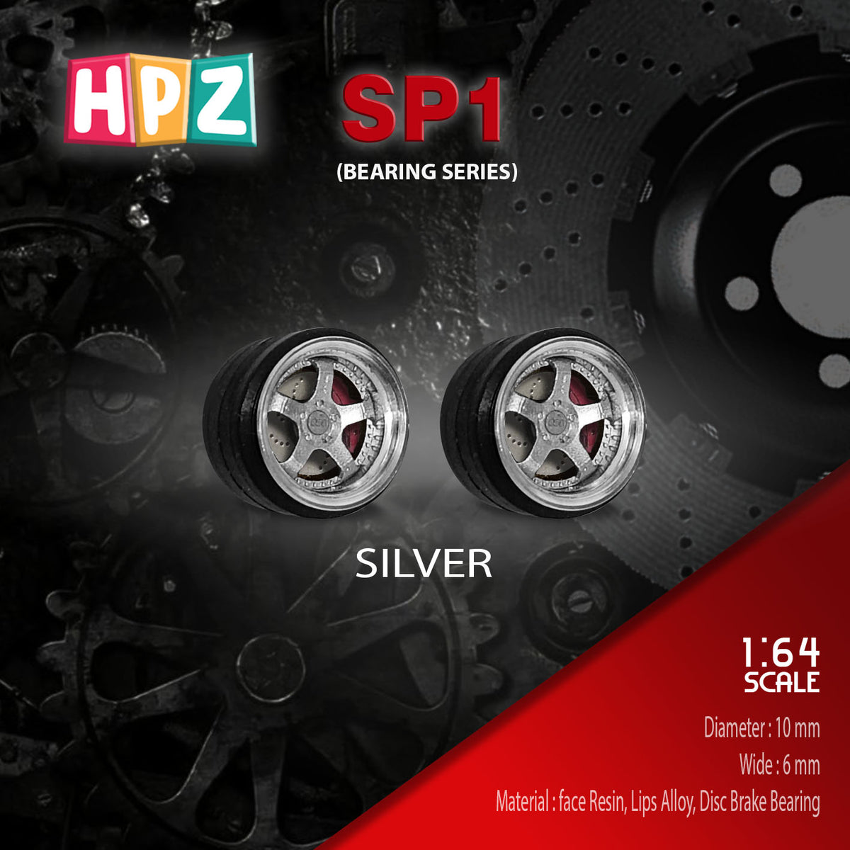HPZ Wheels Model SP1 Bearing Series