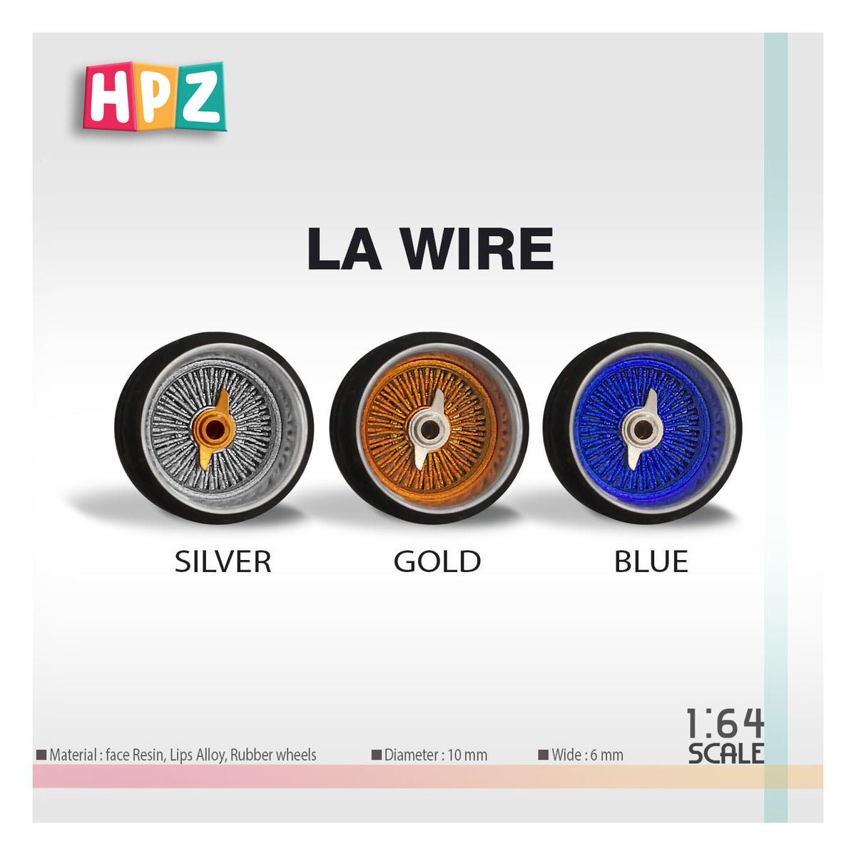 HPZ Wheels Model LA Wire