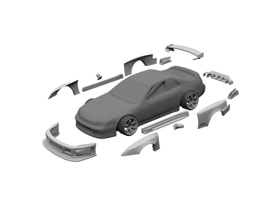 HPZ - Add on Body kit for Hot Wheels Honda Prelude