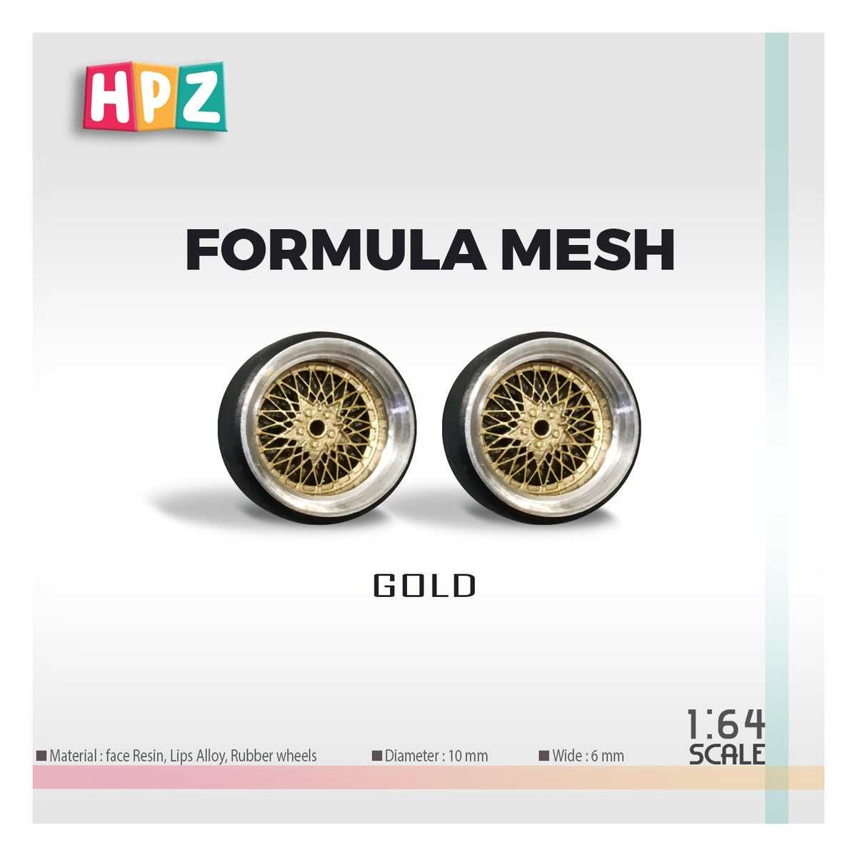 HPZ Wheels Model Formula Mesh