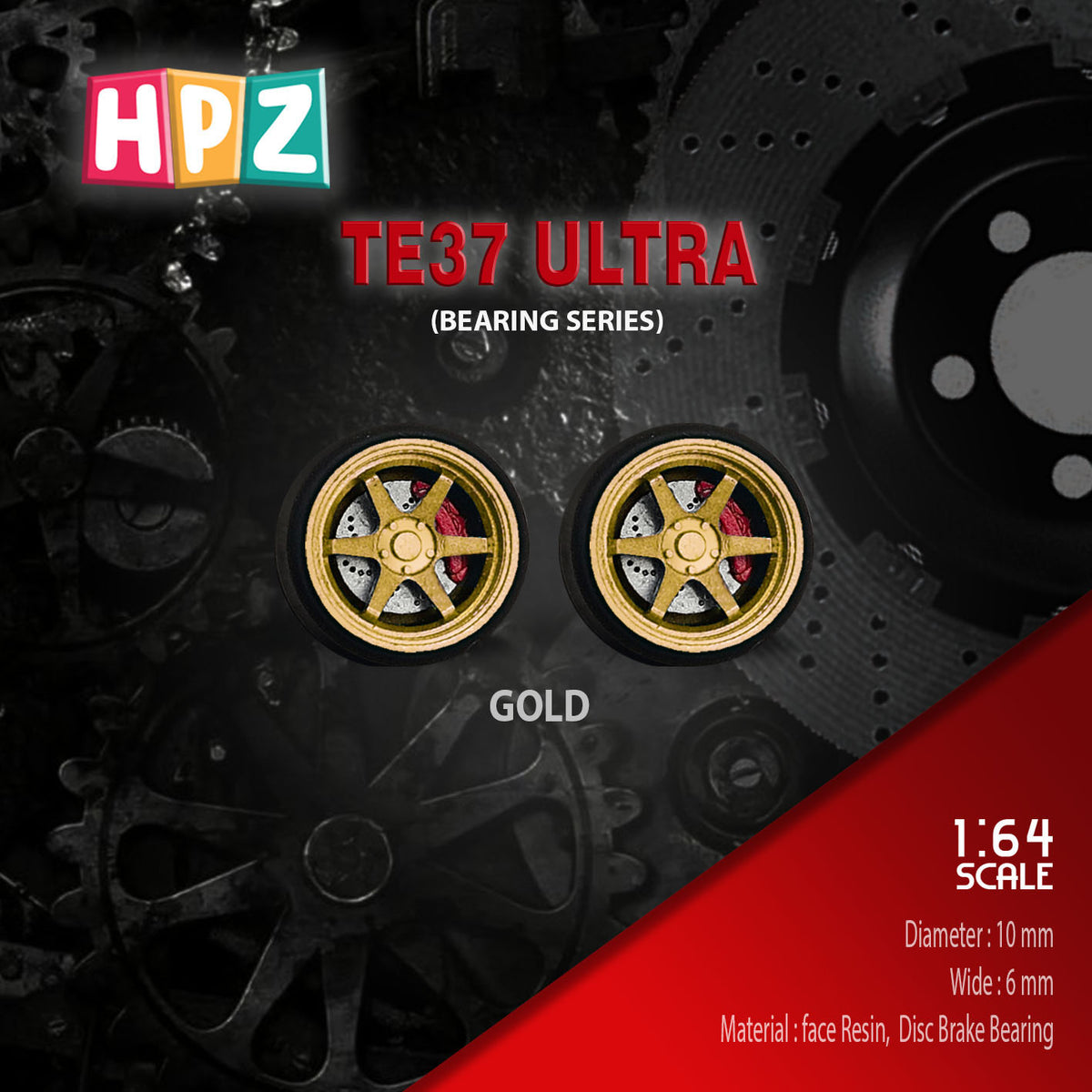 HPZ Wheels Model TE37 Ultra Bearing Series