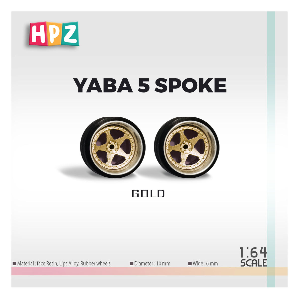 HPZ Wheels Model Yabaking 5 spoke