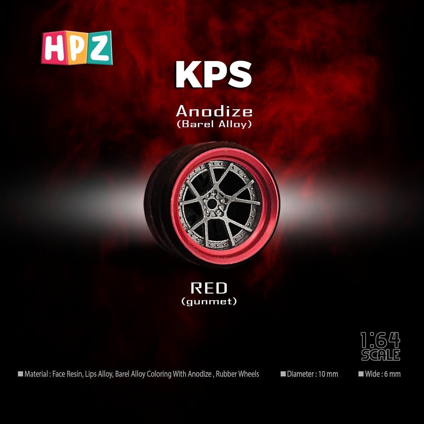 HPZ Wheels Anodize Model KPS