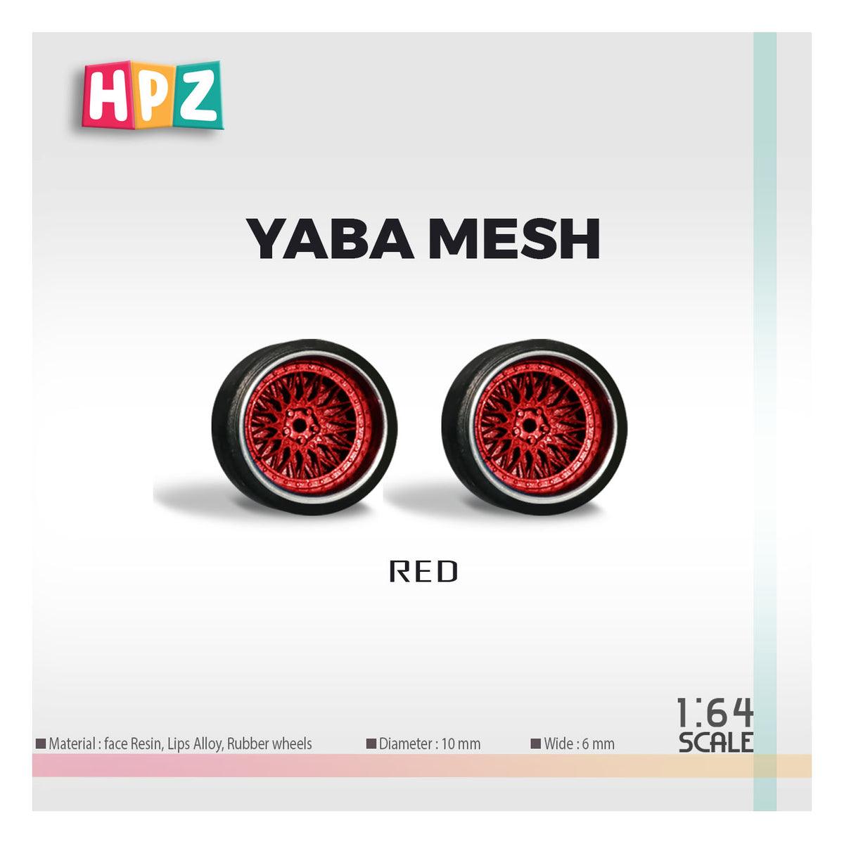 HPZ Wheels Model Yabaking Mesh