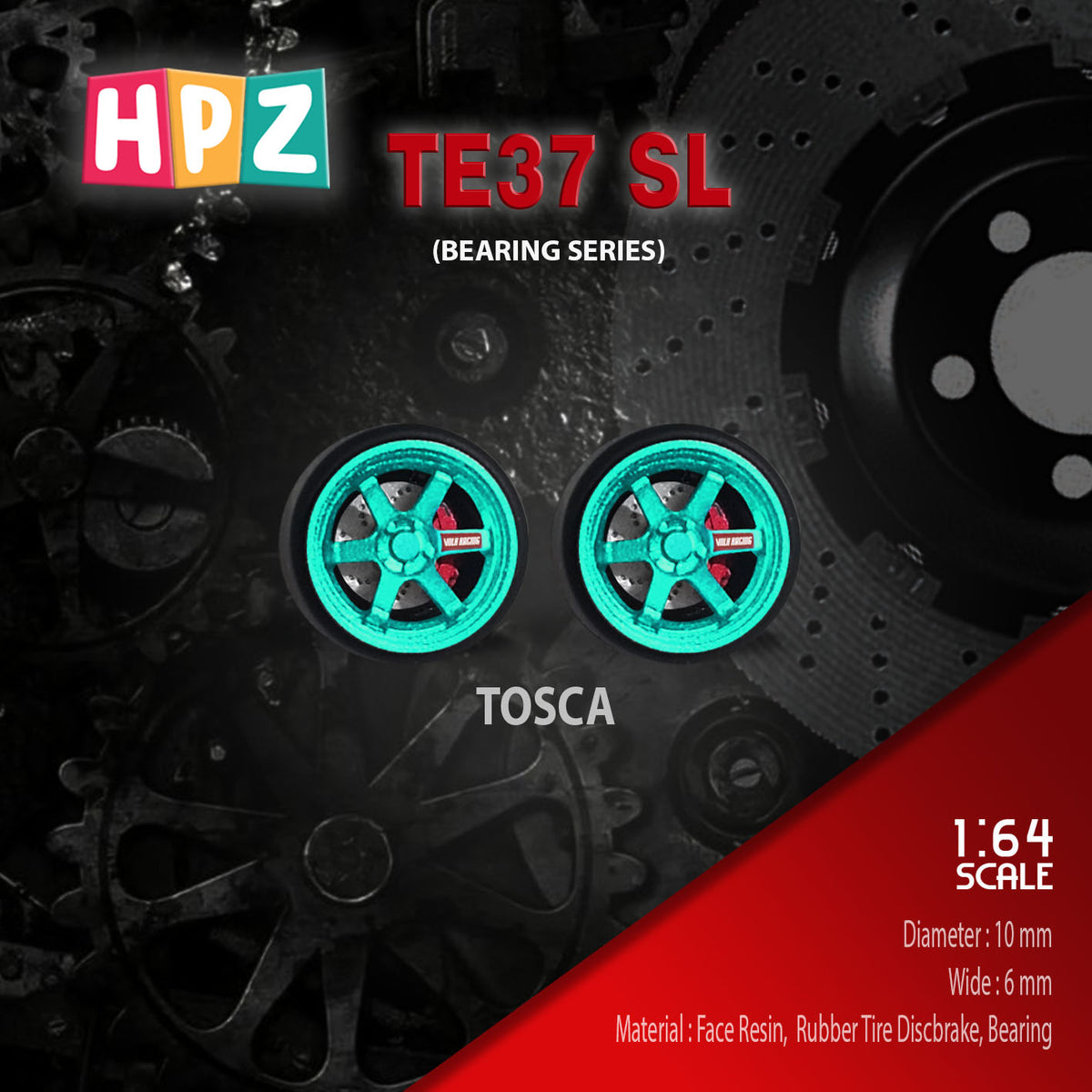 HPZ Wheels Model TE37 SL Bearing Series