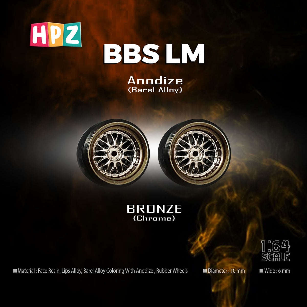 HPZ Wheels Model BBS LM