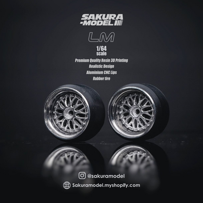 Sakura - Custom wheel 64 scale model BBS LM