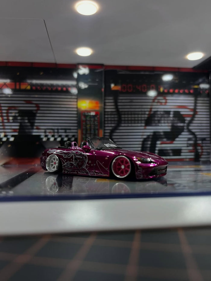 Purple S2000 in the pit