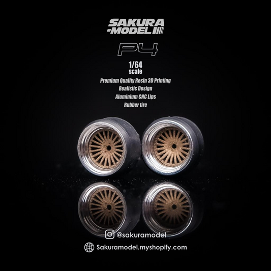 Sakura - Custom wheel 64 scale model P4