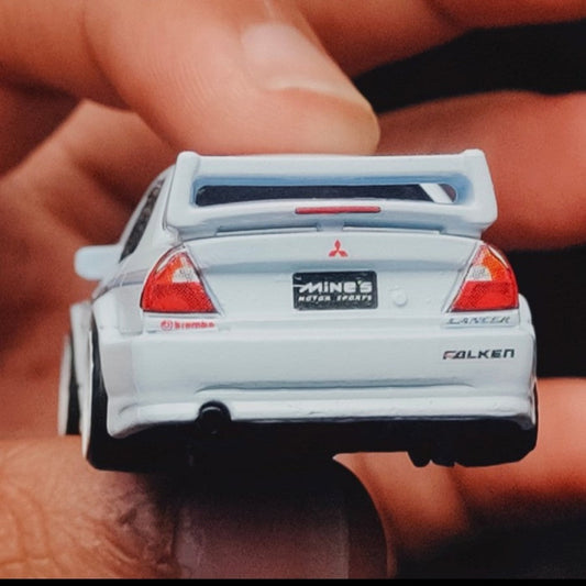 Decal hotwheels Mitsubishi Lancer Evolution Mines Motorsports