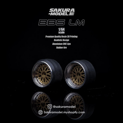 Sakura - Custom wheel 64 scale model BBS LM