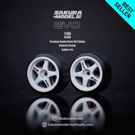 Sakura - Custom wheel 64 scale model Regamaster EVO
