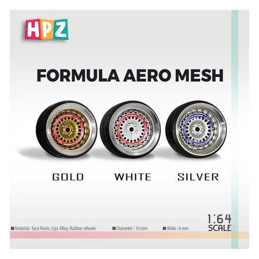 HPZ Wheels Model Formula Aero Mesh