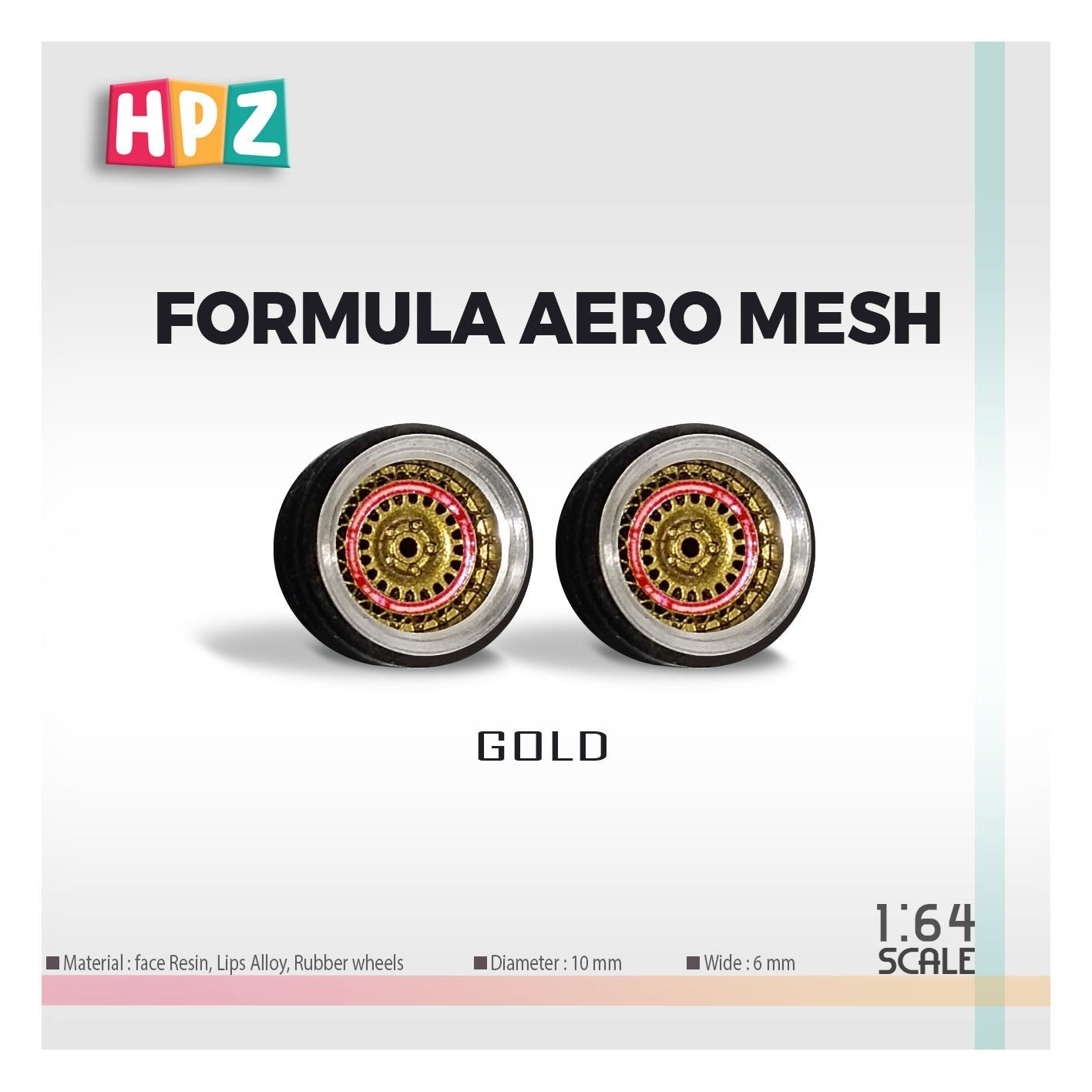 HPZ Wheels Model Formula Aero Mesh