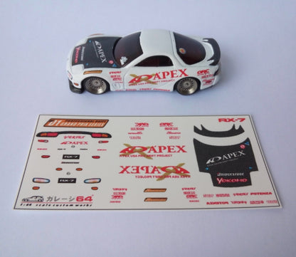 Decal set Hotwheels Mazda RX7 FD D1 Grandprix