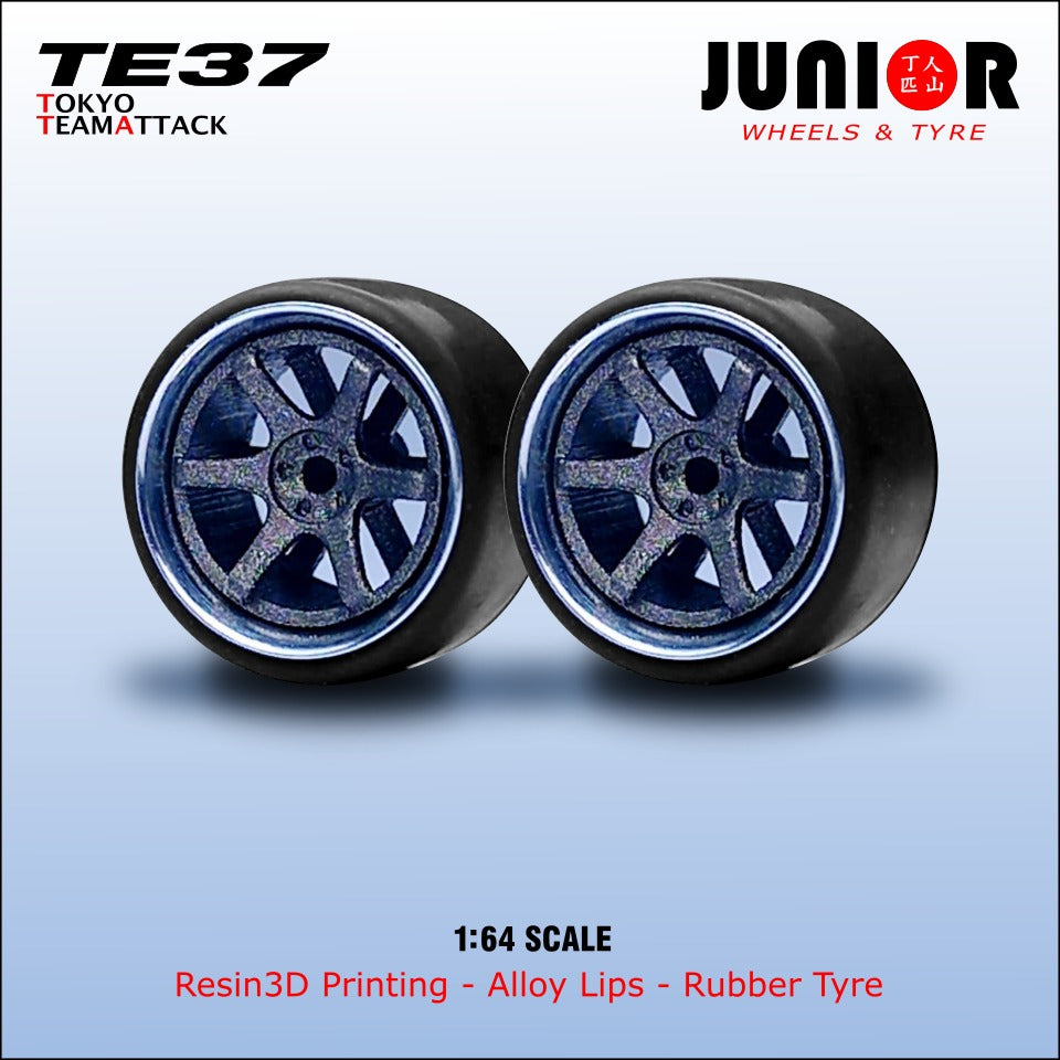 JV Wheels model TE37 Tokyo Time Attack