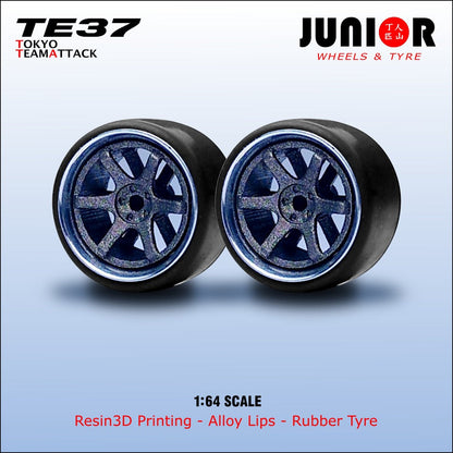 JV Wheels model TE37 Tokyo Time Attack