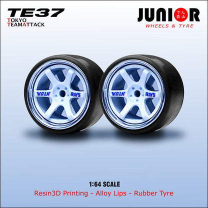 JV Wheels model TE37 Tokyo Time Attack