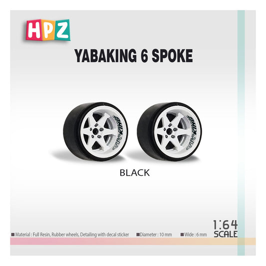 HPZ Wheels Model Yabaking 6 Spoke 326 Power
