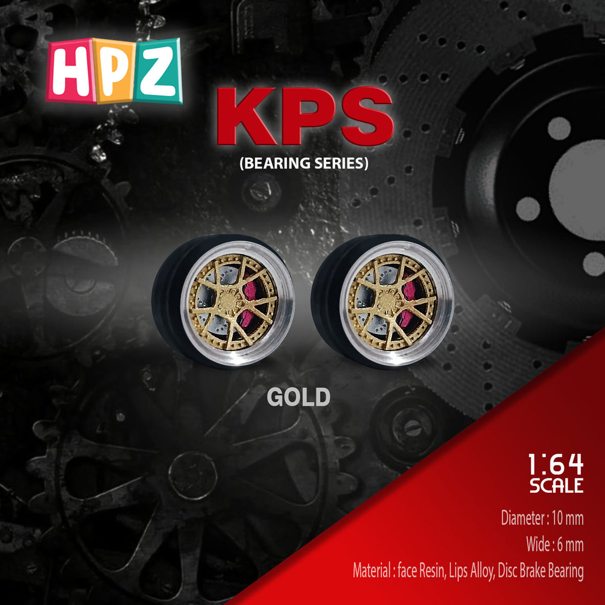 HPZ Wheels Model KPS Bearing Series