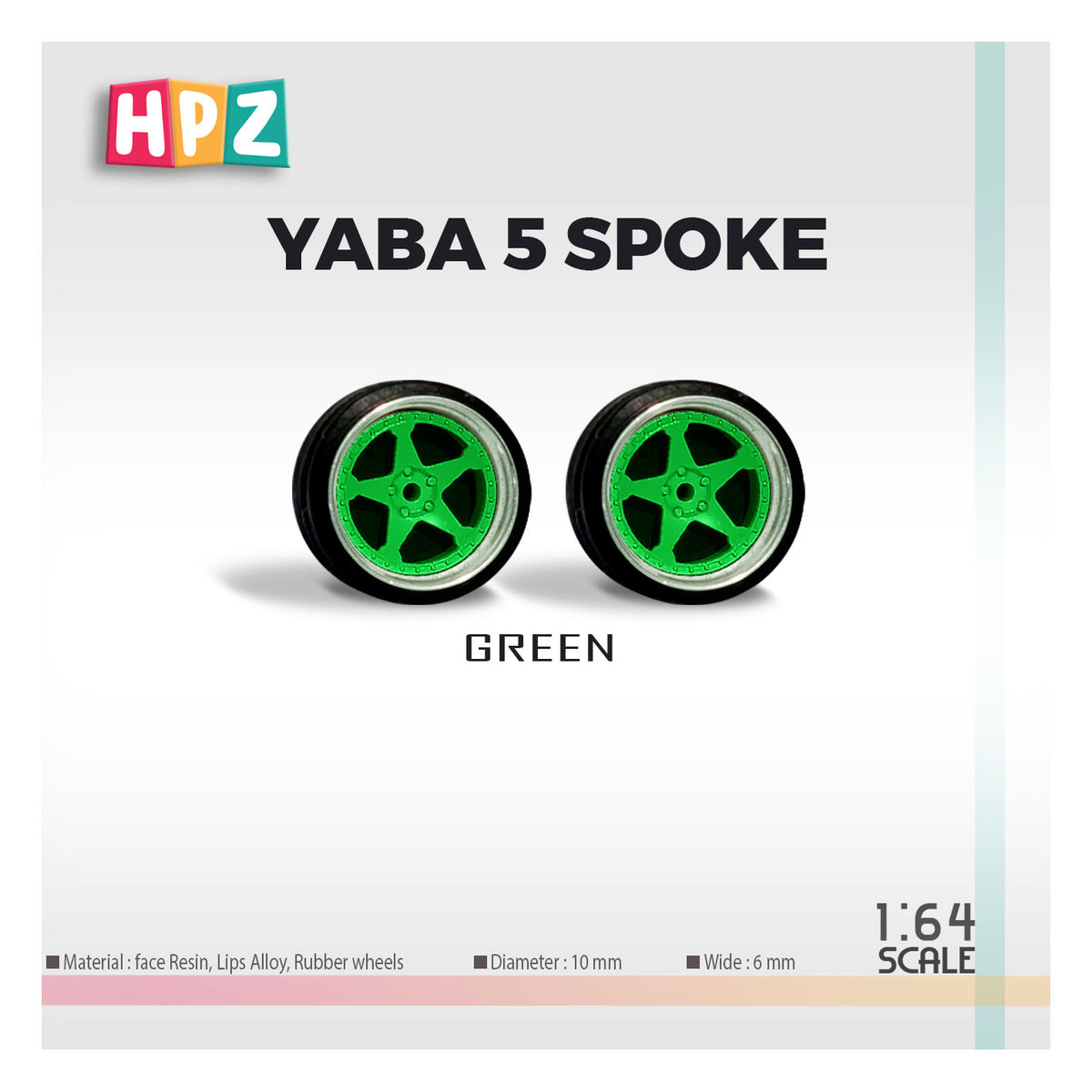 HPZ Wheels Model Yabaking 5 spoke