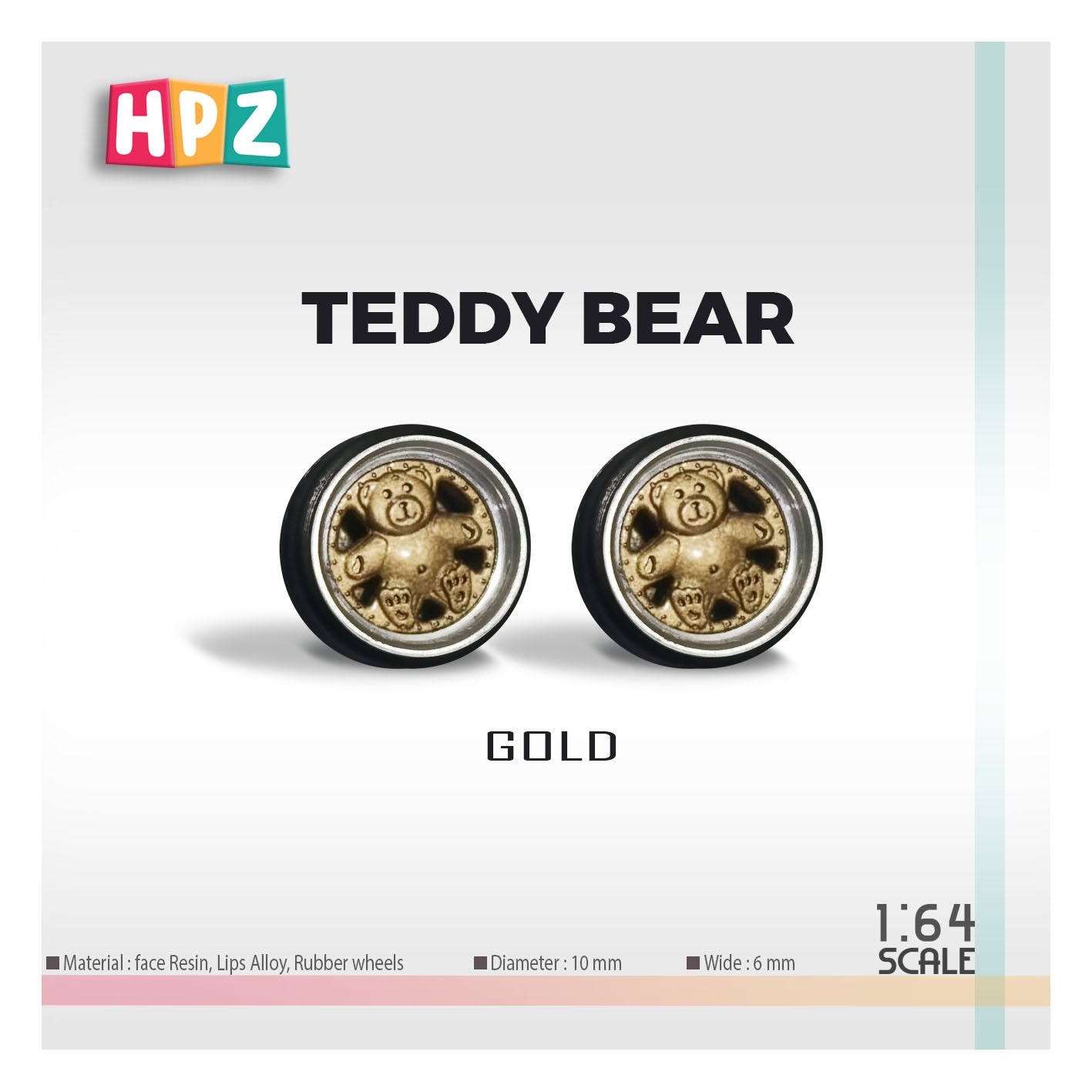 HPZ Wheels Model Ronald URS Teddy Bear