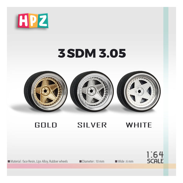 HPZ Wheels Model 3SDM 3.05