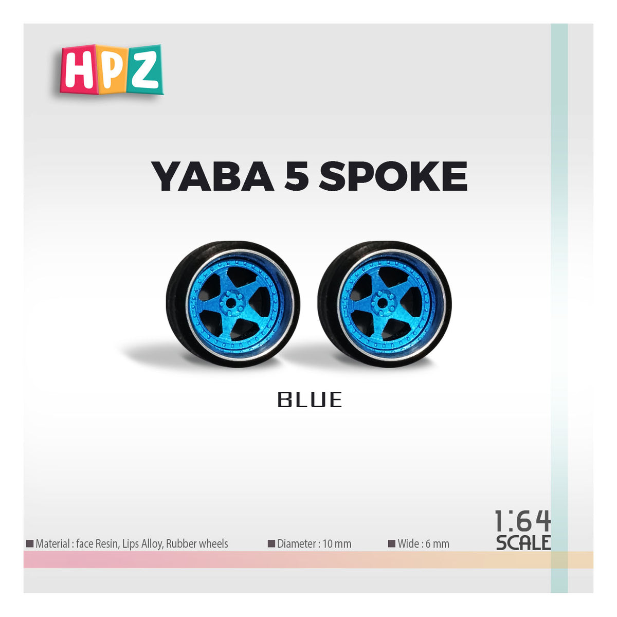 HPZ Wheels Model Yabaking 5 spoke