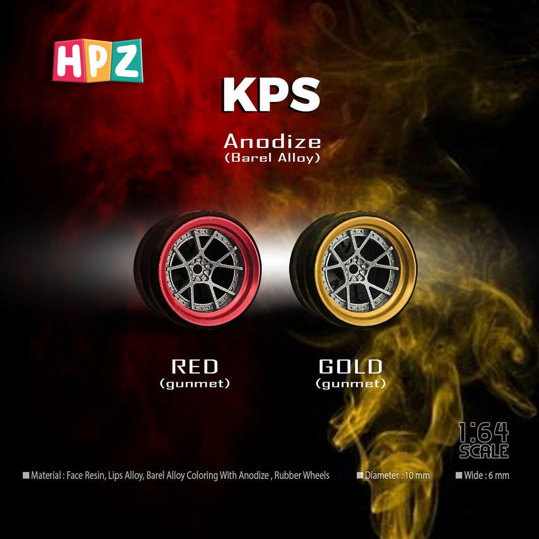 HPZ Wheels Anodize Model KPS