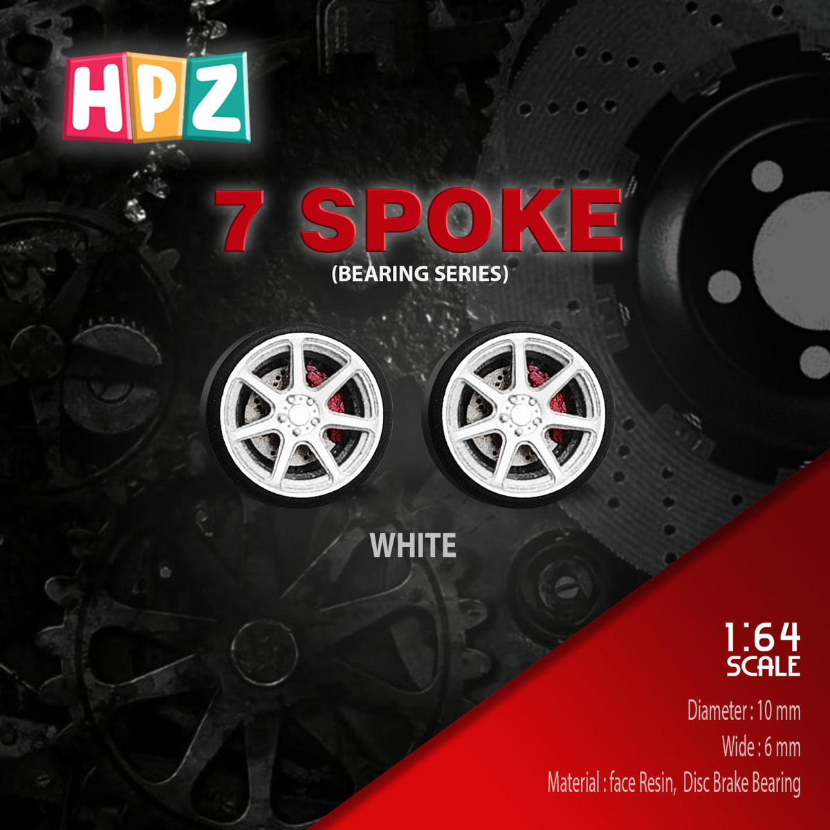 HPZ Wheels Model Spoke 7 Bearing Series