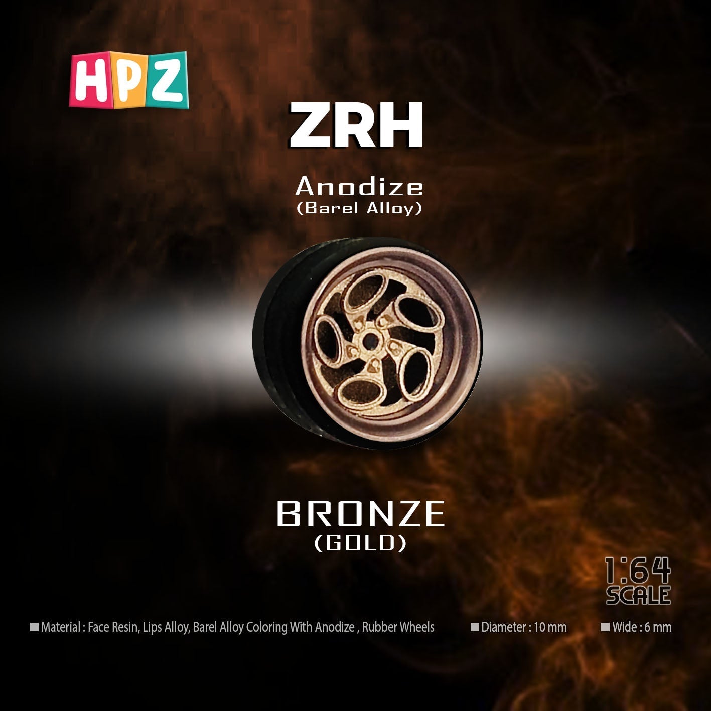 HPZ Wheels Anodize Model ZRH