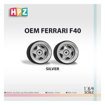 HPZ Wheels Model OEM Ferrari F40