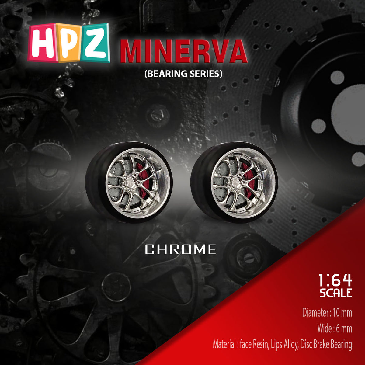HPZ Wheels Model Minerva Bearing Series