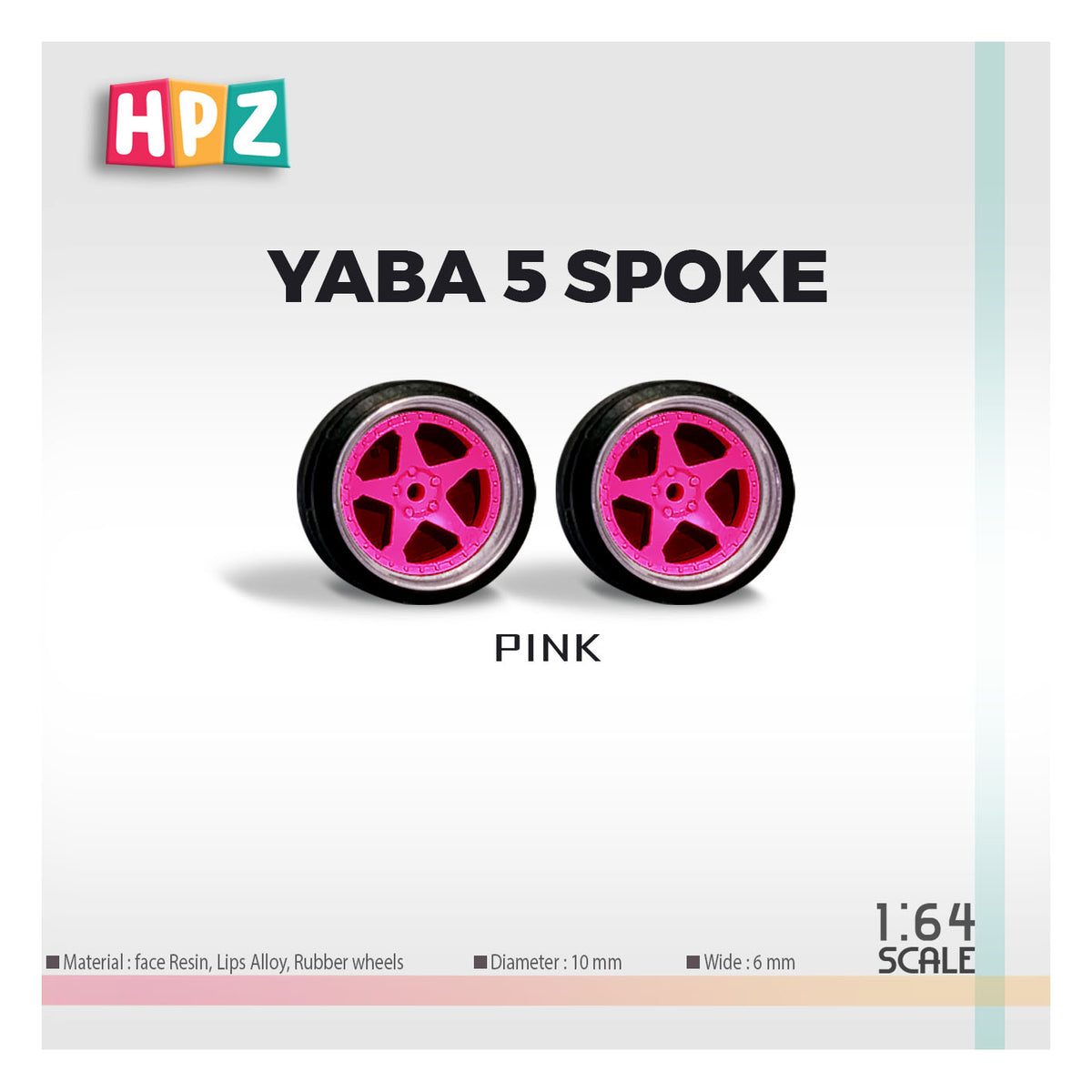 HPZ Wheels Model Yabaking 5 spoke