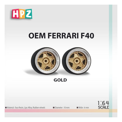 HPZ Wheels Model OEM Ferrari F40