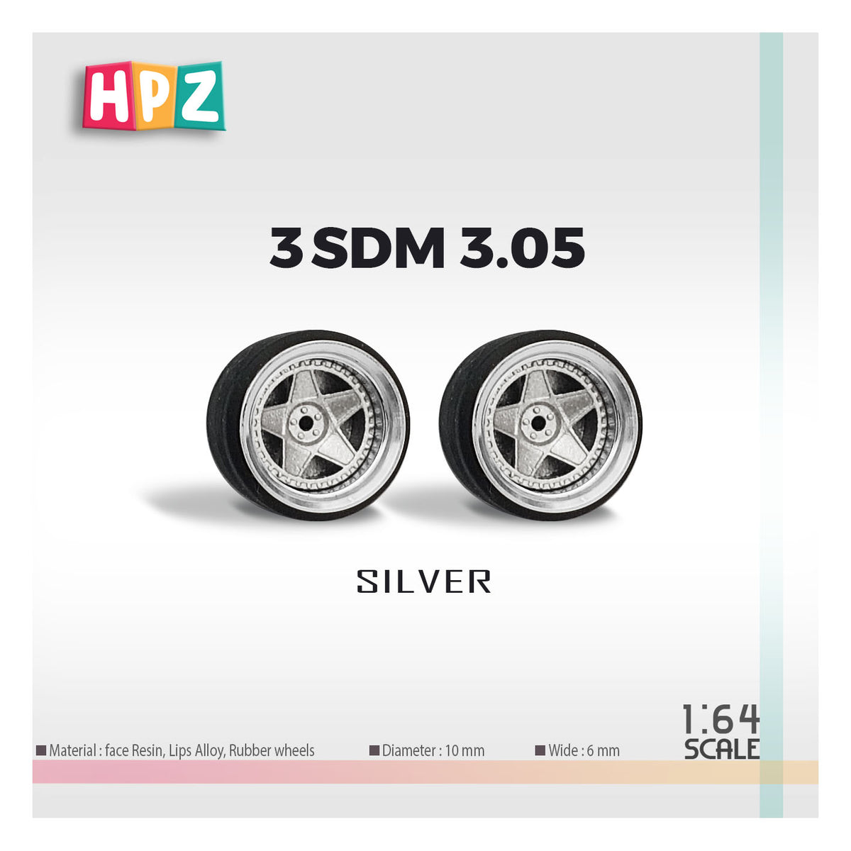 HPZ Wheels Model 3SDM 3.05