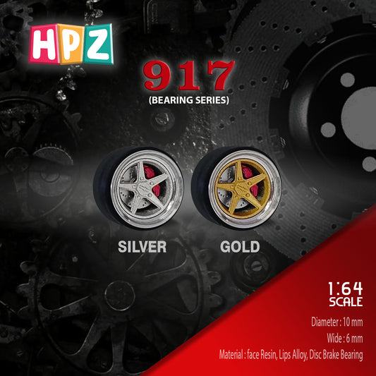 HPZ Wheels Model 917 Bearing Series