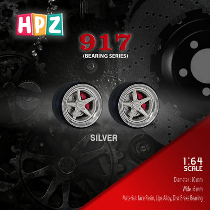 HPZ Wheels Model 917 Bearing Series