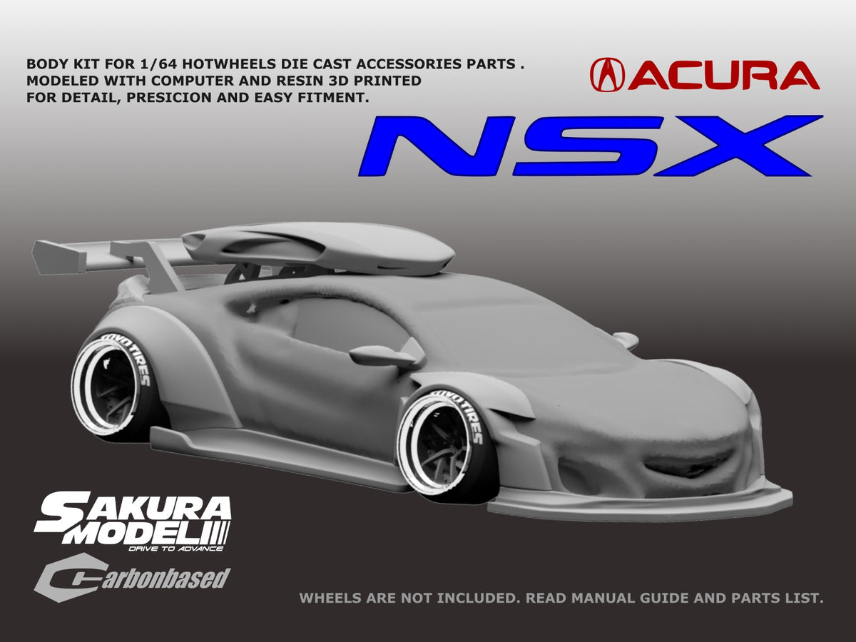 Sakura Model - Add on Body kit for Hot Wheels Acura NSX Concept