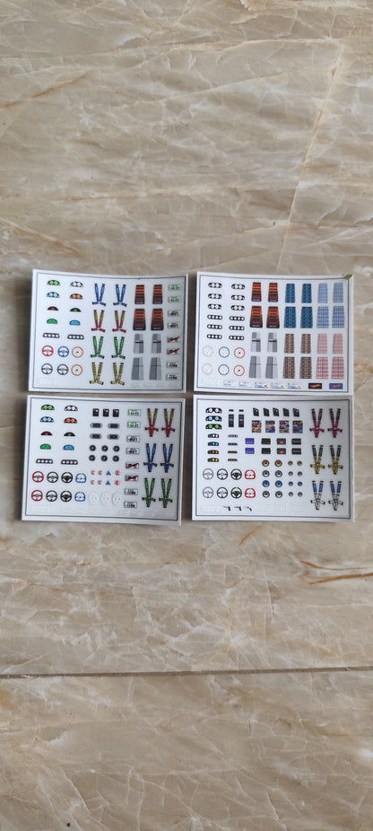 Sticker Set Detailing Interior