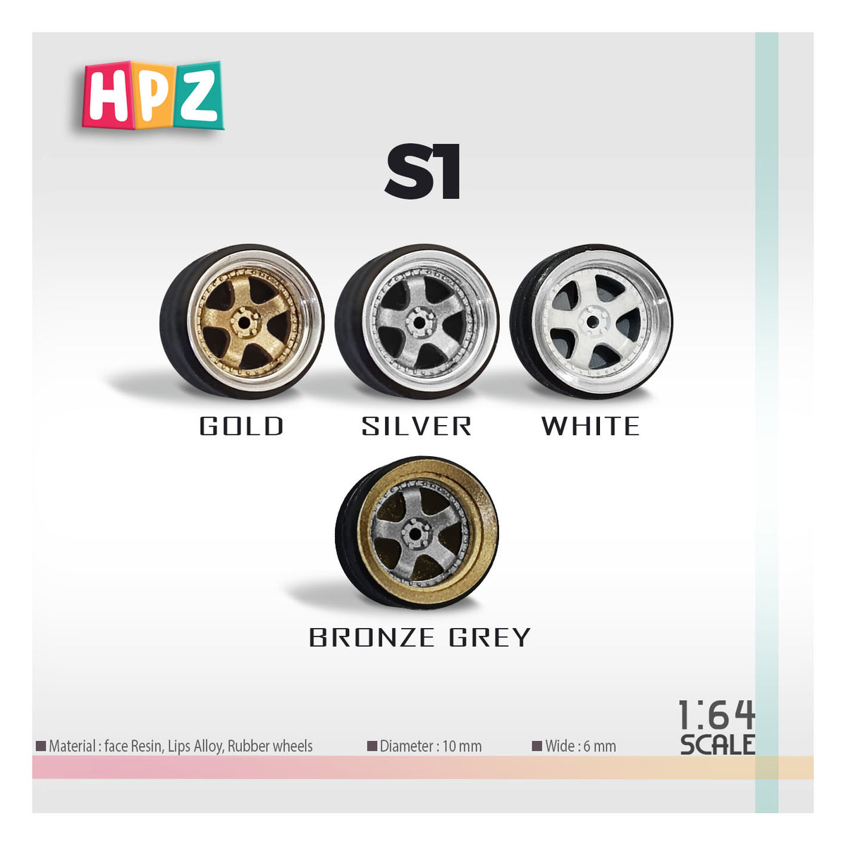 HPZ Wheels Model work Meister S1