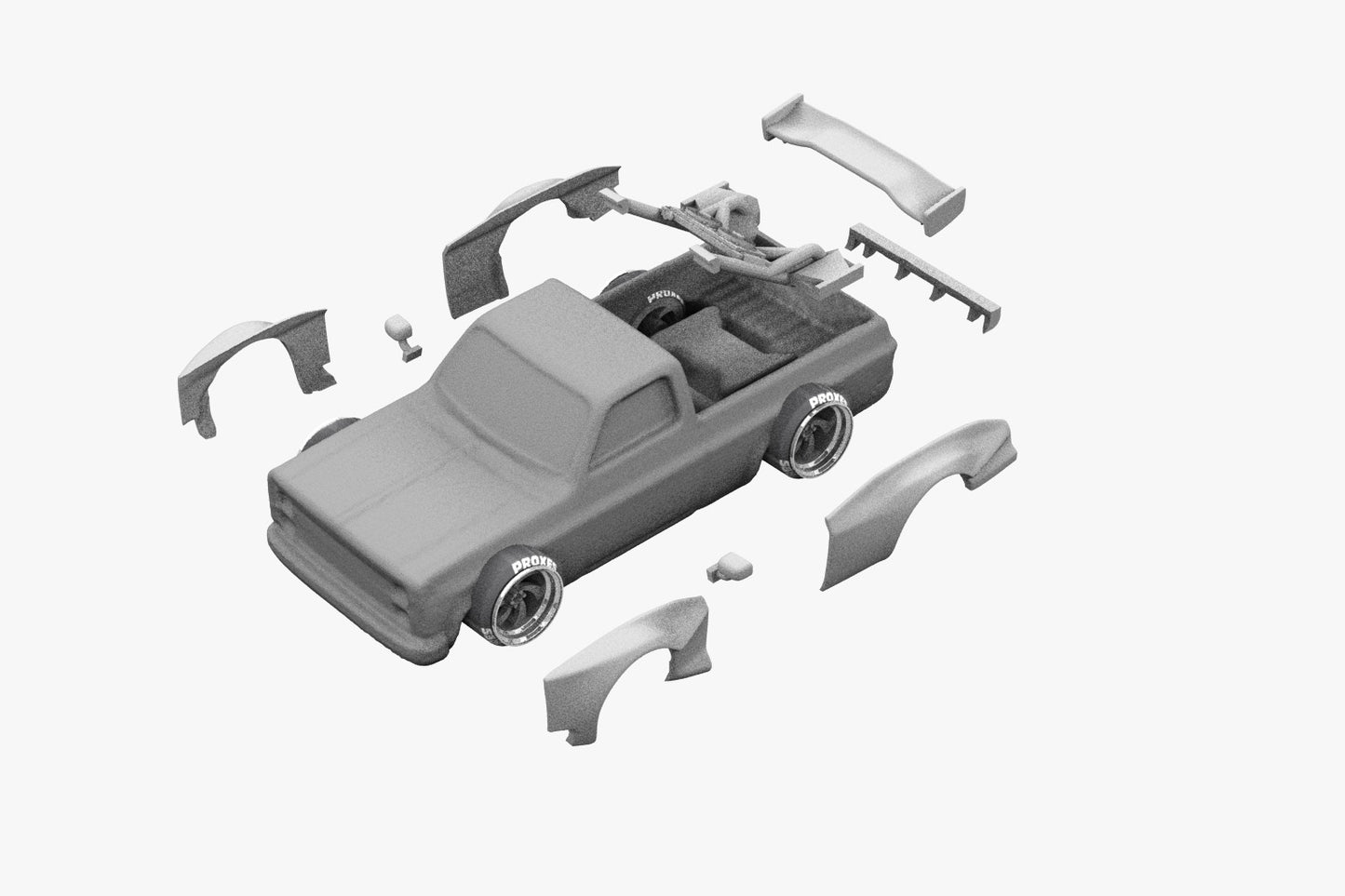 HPZ - Add on Body kit for Hot Wheels 83 Chevy Silverado