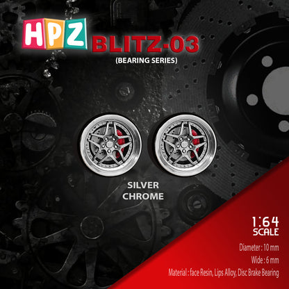 HPZ Wheels Model Blitz 03 Bearing Series